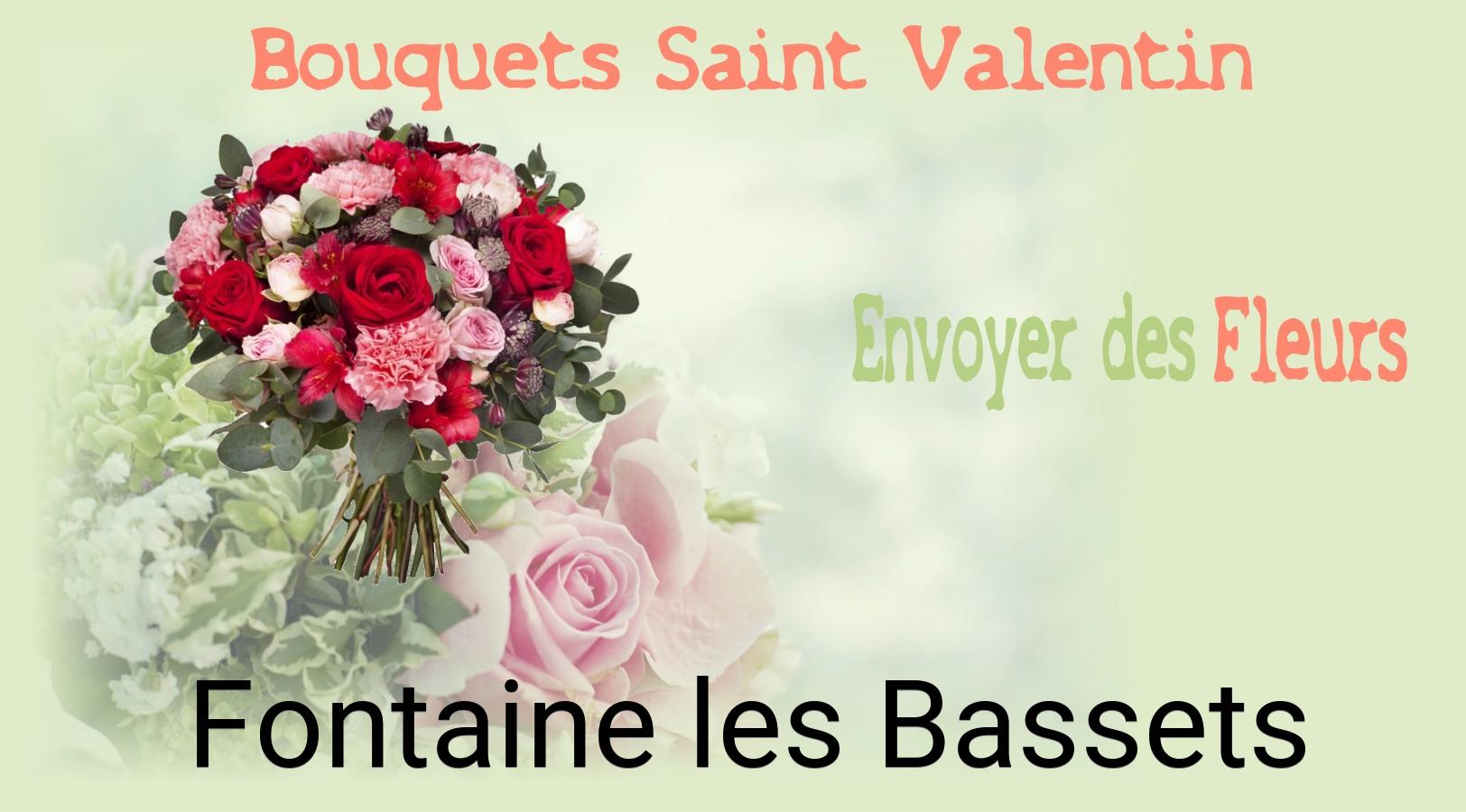 Roses de Saint-Valentin livrées à Fontaine-les-Bassets